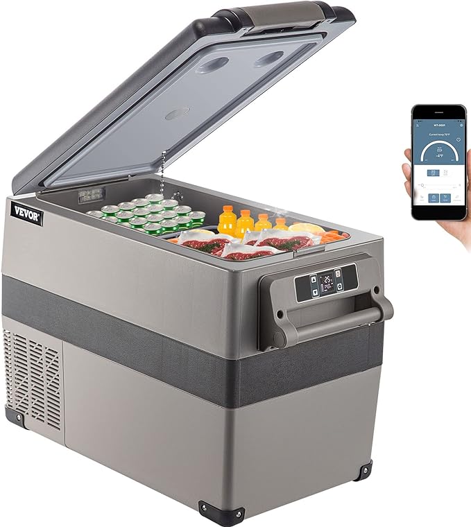 VEVOR 12 Volt Refrigerator, 48 Quart Fast Cooling Portable Freezer by VEVOR