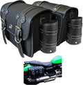 Motorcycle Saddlebags, Scooter Powersports Faux Leather Saddle Bags Motorcycles by Unknown