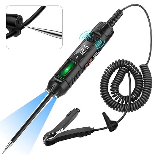 Heavy Duty 3-72V Digital LED Automotive Test Light, Circuit Tester by JASTIND
