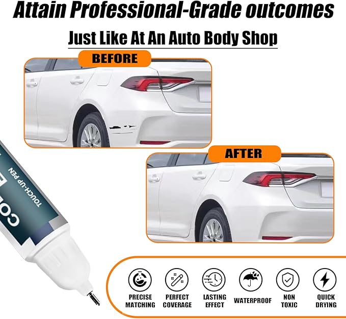 040 Super White/Ice Cap Touch Up Paint - Image 2