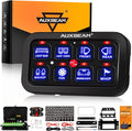Auxbeam 8 Gang Switch Panel BA80, Universal Circuit Control Relay System Box by Auxbeam