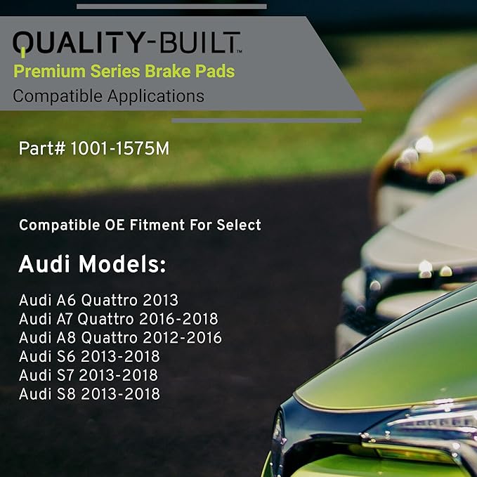 Premium Semi-Metallic Front Brake Pads Compatible - Image 3