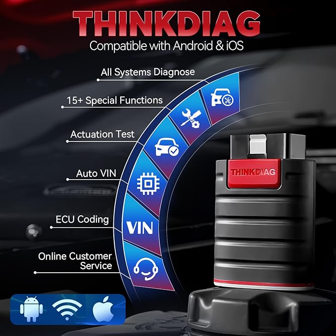 OBD2 Scanner Thinkdiag Bluetooth Full System Bidirectional Diagnostic Scan Tool - Image 2