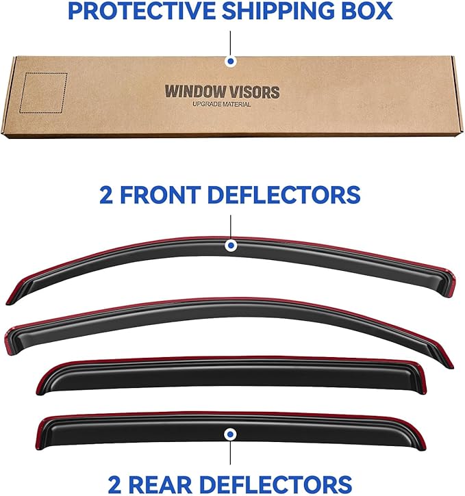in-Channel Window Visors Rain Guards - Image 6