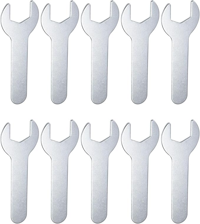 HARFINGTON 10pcs Small Wrench Open End Wrench 18x92x2mm Metric U-Shaped Single by HARFINGTON
