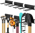 Garage Tool Organizer Wall Mount 48in- 6 Heavy Duty Hooks, 360lbs Capacity by Zmiky