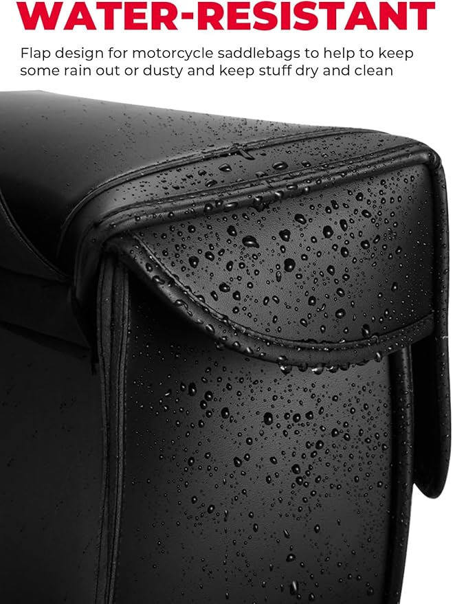 KEMIMOTO Motorcycle Saddlebags, 30L Large Capacity Saddle Bags Motorcycles - Image 3