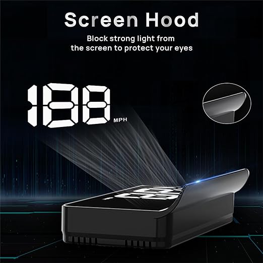 Heads up Display for Cars, Car HUD, Head up Display for Car, Digital GPS HUD - Image 2