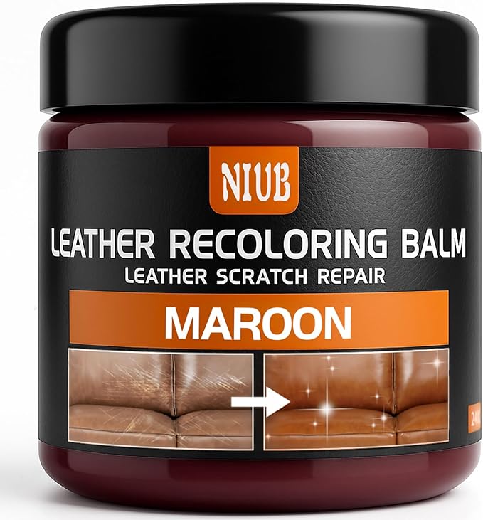 Leather Recoloring Balm Leather Color Restorer Scratch Repair Leather Paint by NIUB