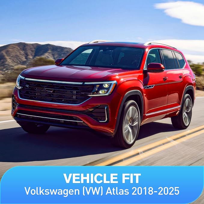 Nilight Vent Window Visors for Volkswagen Atlas 2018 2019 2020 2021 2022 2023 - Image 5