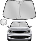 Windshield Sun Shade for 2017-2025 Chrysler Pacifica Minivan Foldable Sun by Fonowka