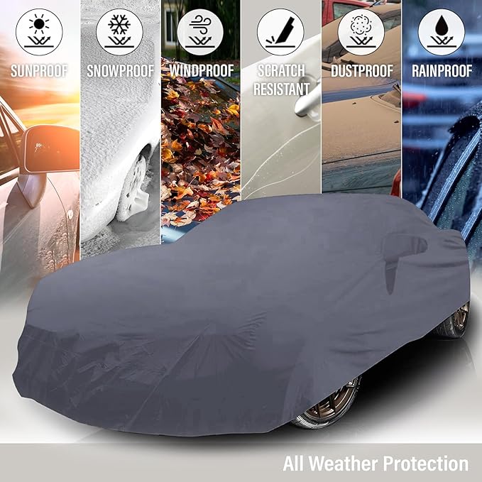 Supreme Full Car Cover – for Pontiac GTO 1964-1972 Convertible 2-Door Semi - Image 3
