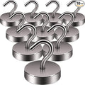 Neosmuk Magnetic Hooks, Cruise Ship Essentials, 80lb+ Heavy Duty Magnetic Hooks by Neosmuk
