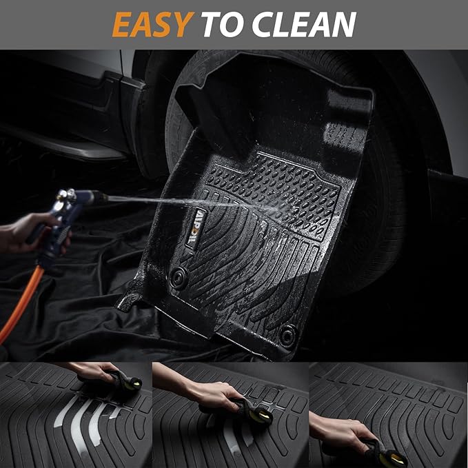 AIPOIL® Floor Mats for 2019-2025 BMW X7 40i, M60i All Weather Protection TPE - Image 6