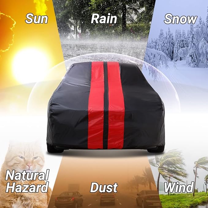 iCarCover Custom Car Cover for 1969-1973 Ford Mustang Waterproof All Weather - Image 6