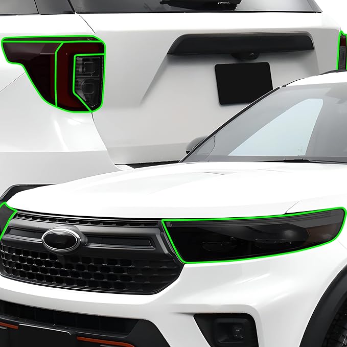 BOGAR TECH DESIGNS Precut Made for Ford Explorer 2020-2024 Full Headlight by BogarTechDesigns