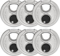 6 Pack ABUS Diskus 20/70 Heavy Duty Stainless Steel Disk Padlock by ABUS