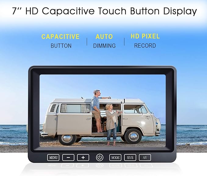 Digital Wireless Backup Camera System Kit, HD 1080P & IP69 Waterproof Wireless - Image 2