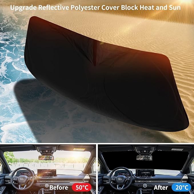 for 2025 E350 Windshield Sun Shade SunShades - Image 7
