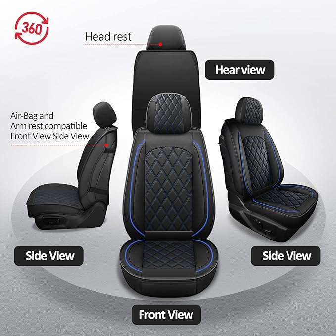 MIROZO Seat Covers for Ram, Waterproof Truck Seat Covers Compatible - Image 5