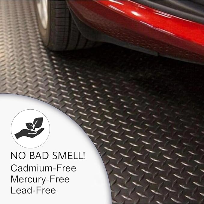 SEAL 4 x 10 Ft Premium Garage Floor Mat, Solid 2.8mm Thick Gray Commercial - Image 7