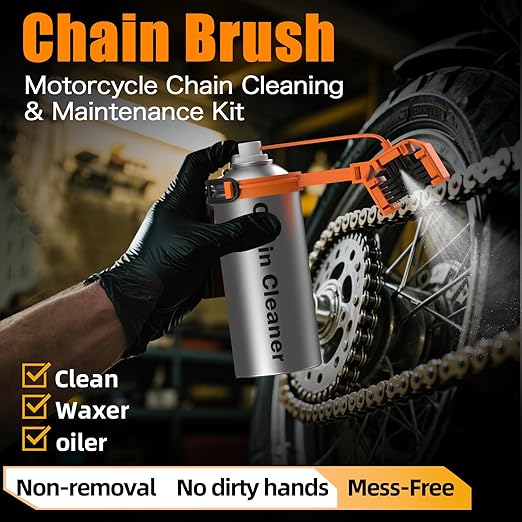 Motorcycle Chain Cleaning Kit, Motorcycle Chain Cleaning & Lubrication Kit - Image 3