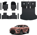 Floor Mats Set for 2023-2025 Lexus RX350/RX350H/RX500h Accessories, All Weather by GALVAGNITE