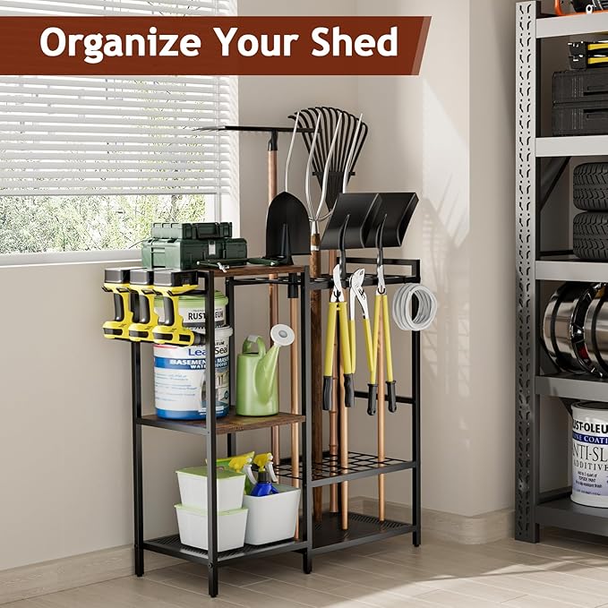 Garden Garage Tool Organizer - - Image 6