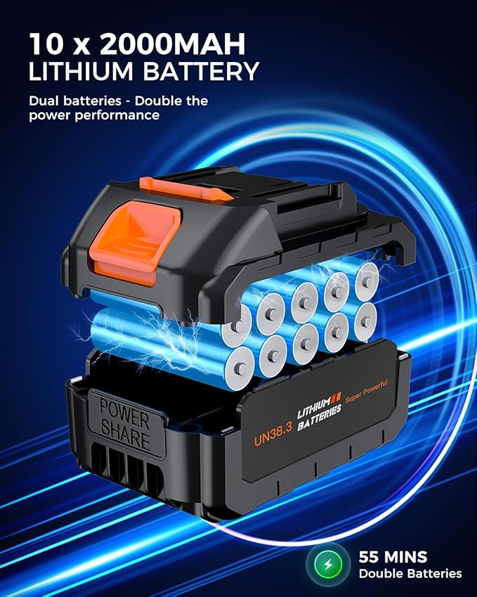 Car Vacuum Portable Cordless, 35000PA High Power Suction & Blower, Wireless - Image 3