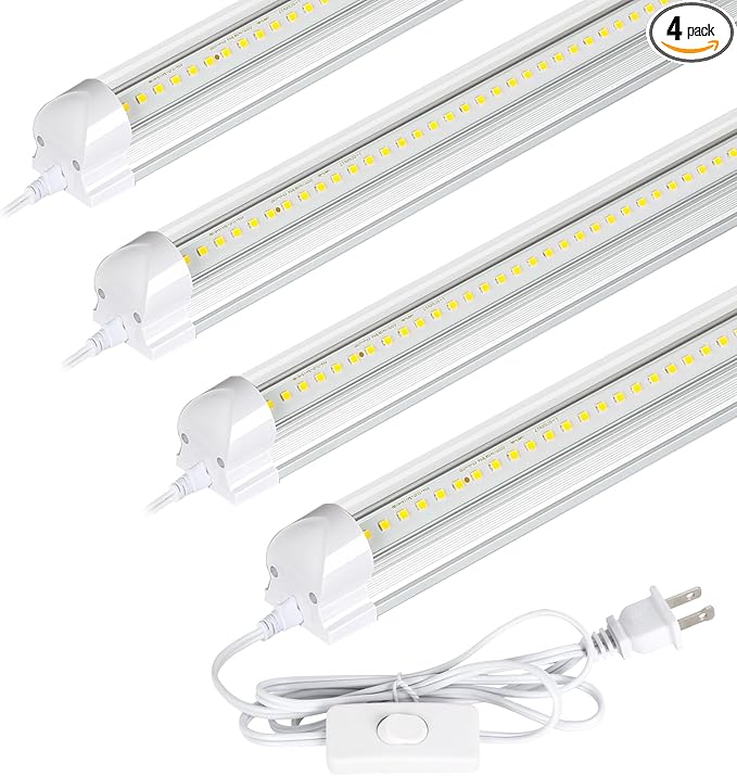 hykolity 30W 2FT LED Shop Light, 3500lm 6500K Super Bright White, Linkable by hykolity