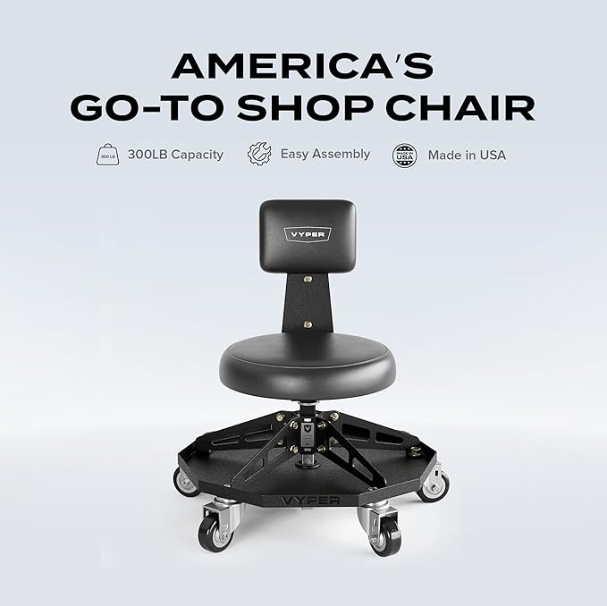 Vyper Robust Steel Sport Shop Chair - Image 3