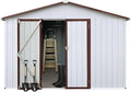 12 x 10 FT Metal Garden Shed, Outdoor Storage Shed by Hipicute