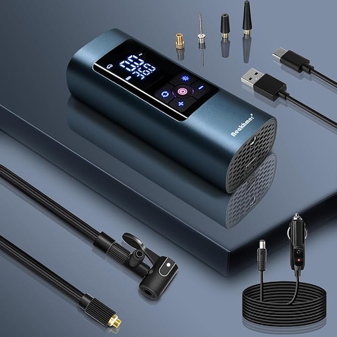Tire Inflator Portable Air Compressor: Cordless Air Pump - Image 7