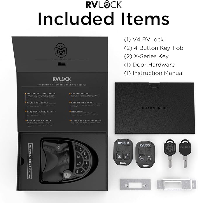 RVLOCK V4 RV Door Lock Keyless Entry - Image 5