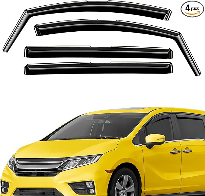 Extra Durable Window Deflectors in-Channel Window Visors Rain Guards Fit by AEROGUYSCustomfitrainguard