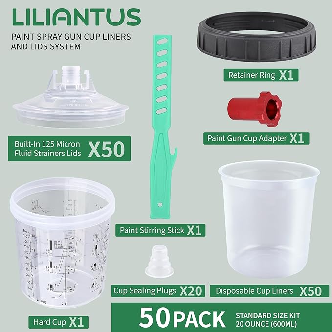 Disposable Paint Spray Gun Cups - Image 3