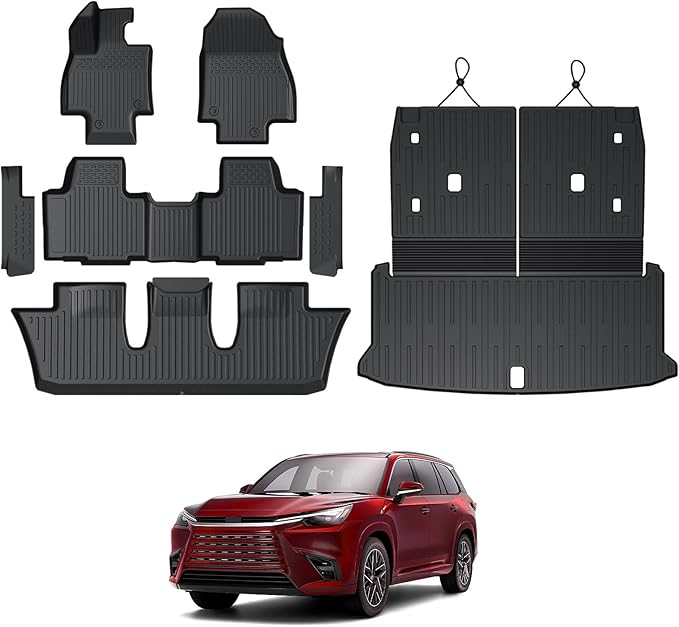 Floor Mats for 2024 2025 Lexus TX, Cargo Liner by GALVAGNITE