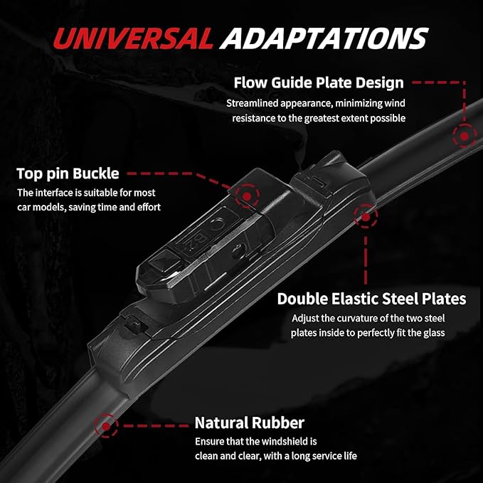 OTUAYAUTO Windshield Wiper Blades - Image 4