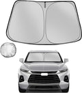 Windshield Sun Shade for 2019-2024 2025 Che-vrolet/Chevy Blazer Foldable Sun by Fonowka
