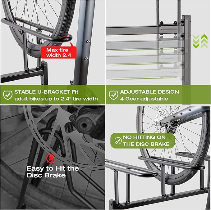 CXWXC 3/5 Bikes Stand Rack - Image 5