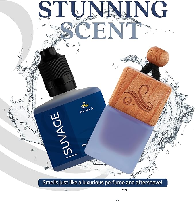 Suvage Gift Set with Refill Bottle | Automotive Air Fresheners with Sauvage - Image 5