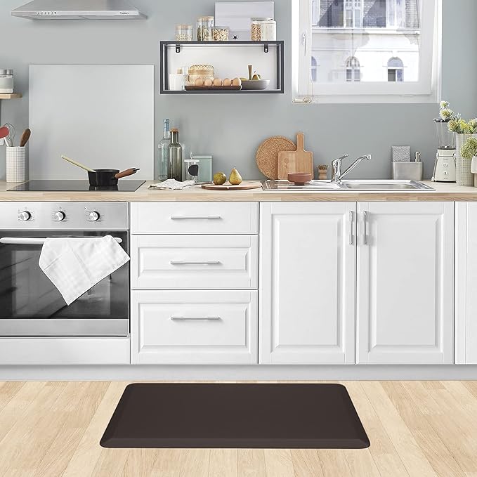 KitchenClouds Kitchen Mat Cushioned Anti Fatigue Rug 17.3"x28" Waterproof Non - Image 7
