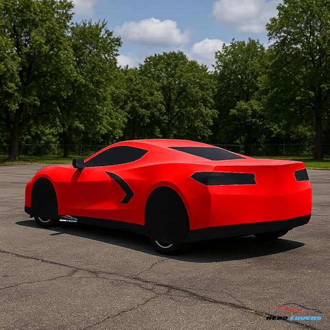 C8 Car Cover Fit for Corvette C8 Indoor and Outdoor Protection - Image 8