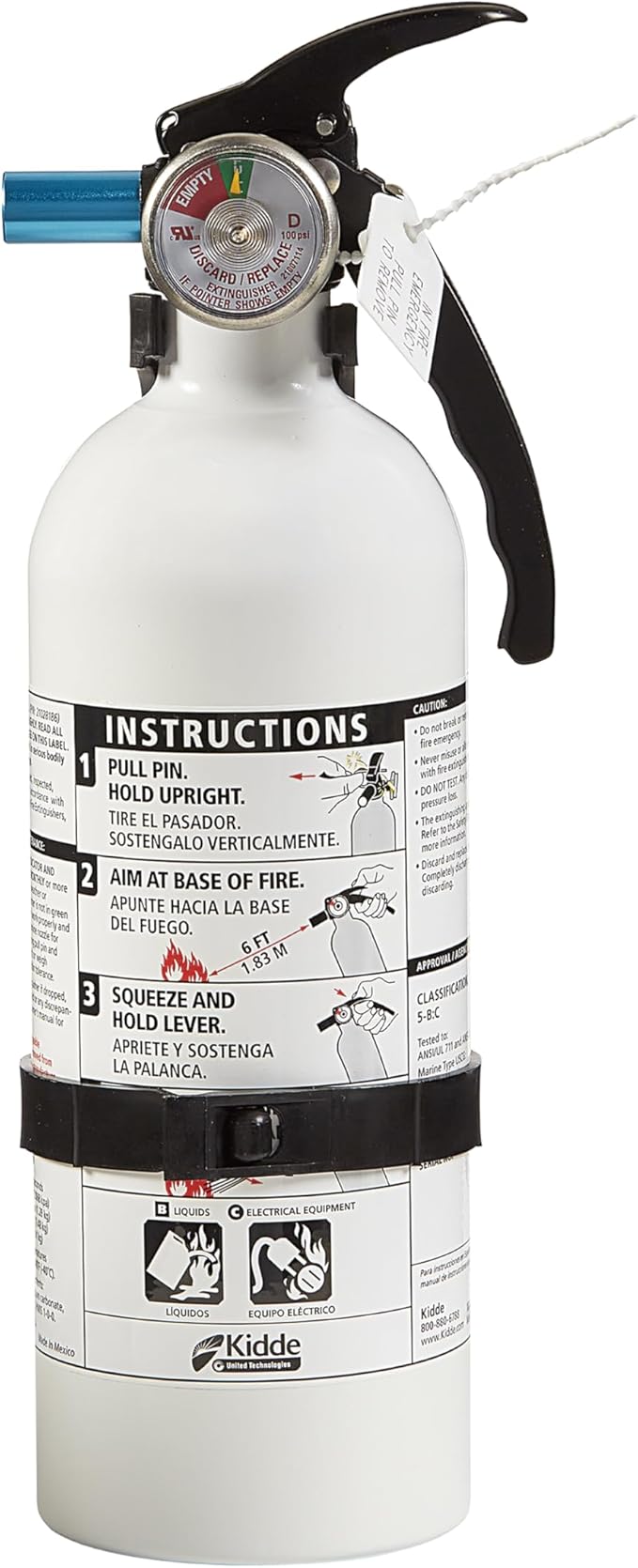 Kidde Auto Fire Extinguisher for Car & Truck, 3.2 Lbs., Dry Chemical - Image 2