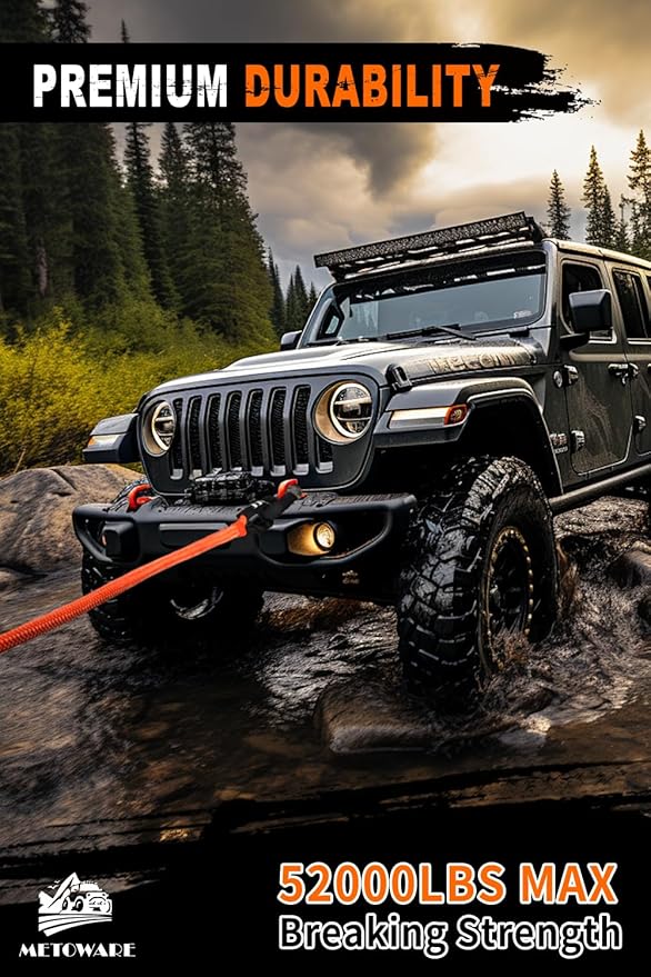METOWARE Kinetic Recovery Rope Offroad Tow Kit - Image 5