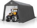 7' x 12' Outdoor Storage Shed- Heavy Duty Storage Shelter Tent by GARTOO