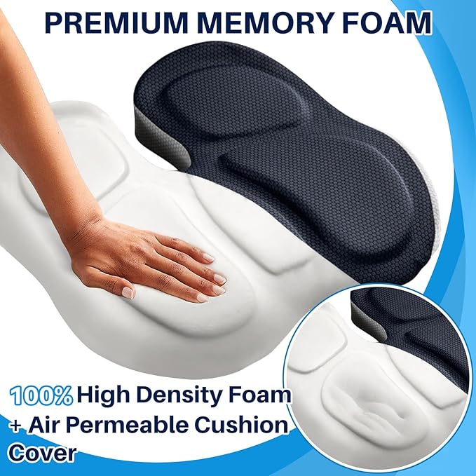X Large Car Seat Cushion for Driving, Mprove Driving Vision/Posture, Truck Seat - Image 8