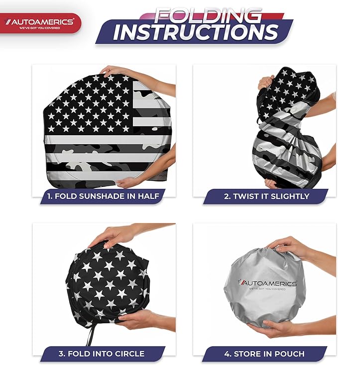 Autoamerics Truck Windshield Sun Shade - Image 7