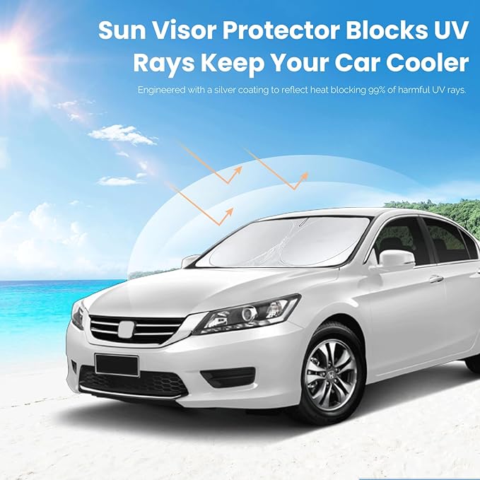 Custom Fit Accord Windshield Sunshade - Image 5