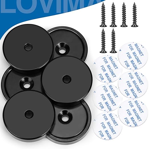 LOVIMAG Magnets with Holes, 110 lb+ Waterproof Strong Neodymium Cup Disc - Image 5